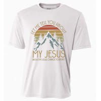 Let Me Tell You About MY JESUS Christian Inspiration vinatge Cooling Performance Crew T-Shirt