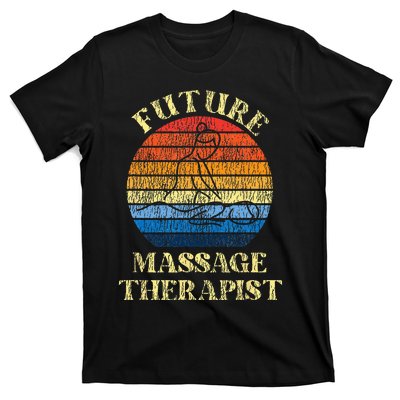 Licensed Massage Therapist Therapy Future Retro T-Shirt