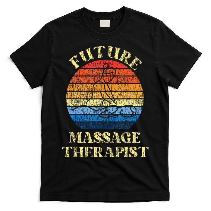 Licensed Massage Therapist Therapy Future Retro T-Shirt