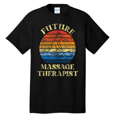 Licensed Massage Therapist Therapy Future Retro Tall T-Shirt