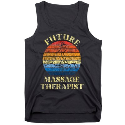 Licensed Massage Therapist Therapy Future Retro Tank Top