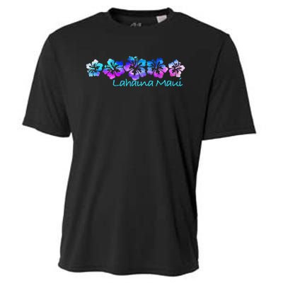 Lahaina Maui Tropical Flower TeeVacation Beach Cooling Performance Crew T-Shirt