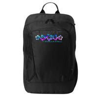 Lahaina Maui Tropical Flower TeeVacation Beach City Backpack