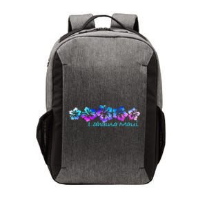 Lahaina Maui Tropical Flower TeeVacation Beach Vector Backpack