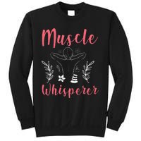 Licensed Massage Therapist Therapy Muscle Whisperer Sweatshirt