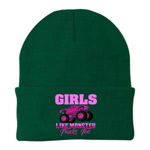 Like Monster Trucks Too Knit Cap Winter Beanie