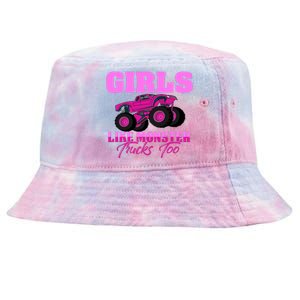 Like Monster Trucks Too Tie-Dyed Bucket Hat