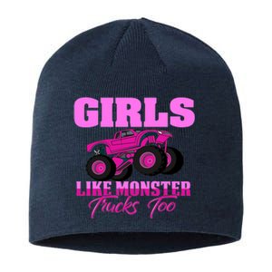 Like Monster Trucks Too Sustainable Beanie