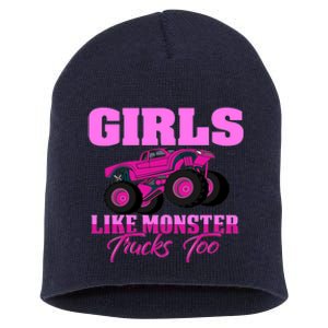 Like Monster Trucks Too Short Acrylic Beanie