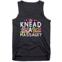 Licensed Massage Therapist Therapy Pun Flower Floral Tank Top