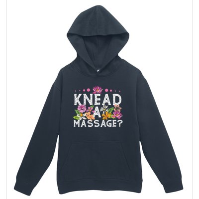 Licensed Massage Therapist Therapy Pun Flower Floral Urban Pullover Hoodie