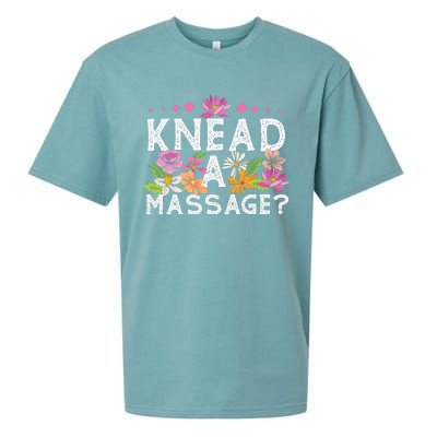 Licensed Massage Therapist Therapy Pun Flower Floral Sueded Cloud Jersey T-Shirt