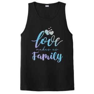 Love Makes Us Family Greatest Blessing Inspiration Gift PosiCharge Competitor Tank