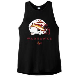 Louisiana Monroe Ulm Warhawks All Season Football Helmet Ladies PosiCharge Tri-Blend Wicking Tank