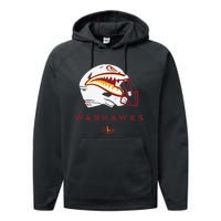 Louisiana Monroe Ulm Warhawks All Season Football Helmet Performance Fleece Hoodie