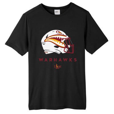 Louisiana Monroe Ulm Warhawks All Season Football Helmet Tall Fusion ChromaSoft Performance T-Shirt