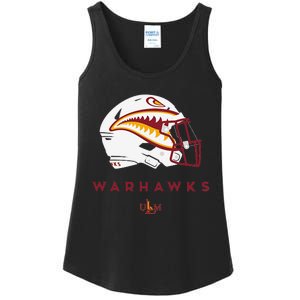 Louisiana Monroe Ulm Warhawks All Season Football Helmet Ladies Essential Tank