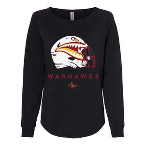 Louisiana Monroe Ulm Warhawks All Season Football Helmet Womens California Wash Sweatshirt