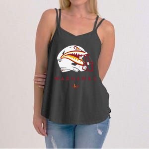 Louisiana Monroe Ulm Warhawks All Season Football Helmet Women's Strappy Tank