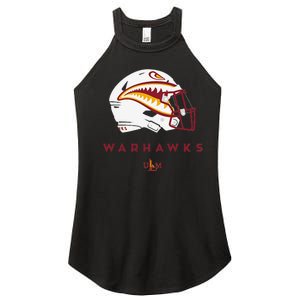 Louisiana Monroe Ulm Warhawks All Season Football Helmet Women's Perfect Tri Rocker Tank