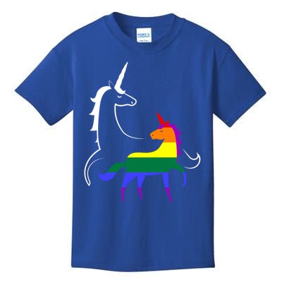 Lgbtq Mama Unicorn Pride Rainbow Mom Funny Gift Kids T-Shirt