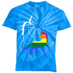 Lgbtq Mama Unicorn Pride Rainbow Mom Funny Gift Kids Tie-Dye T-Shirt