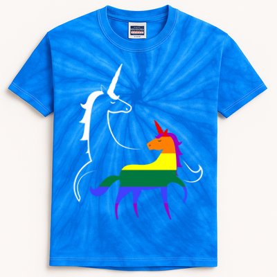 Lgbtq Mama Unicorn Pride Rainbow Mom Funny Gift Kids Tie-Dye T-Shirt