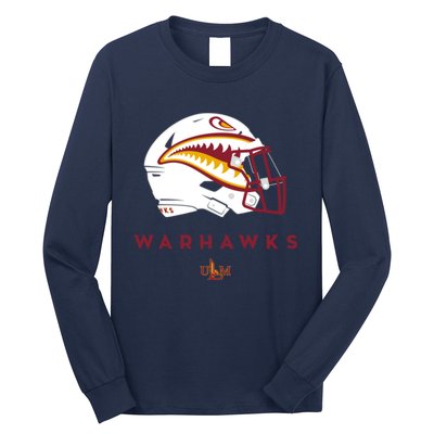 Louisiana Monroe Ulm Warhawks All Season Football Helmet Long Sleeve Shirt