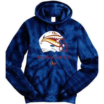 Louisiana Monroe Ulm Warhawks All Season Football Helmet Tie Dye Hoodie