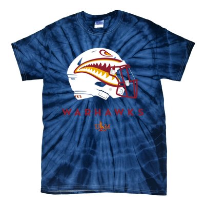 Louisiana Monroe Ulm Warhawks All Season Football Helmet Tie-Dye T-Shirt