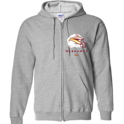 Louisiana Monroe Ulm Warhawks All Season Football Helmet Full Zip Hoodie