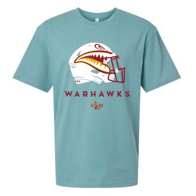 Louisiana Monroe Ulm Warhawks All Season Football Helmet Sueded Cloud Jersey T-Shirt