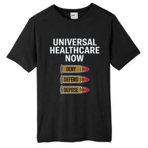 Luigi Mangione Universal Healthcare Now Deny Defend Depose Tall Fusion ChromaSoft Performance T-Shirt