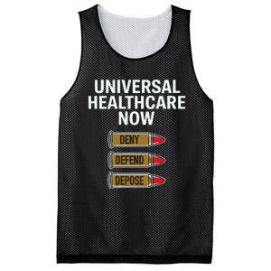 Luigi Mangione Universal Healthcare Now Deny Defend Depose Mesh Reversible Basketball Jersey Tank