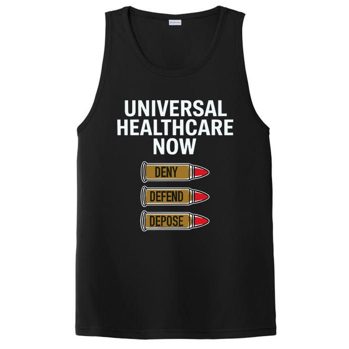 Luigi Mangione Universal Healthcare Now Deny Defend Depose PosiCharge Competitor Tank