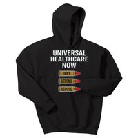 Luigi Mangione Universal Healthcare Now Deny Defend Depose Kids Hoodie