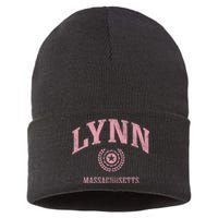 Lynn Ma Vintage College Sports Design Sustainable Knit Beanie