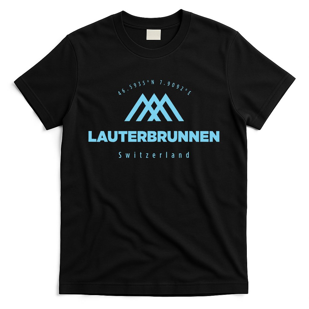 Lauterbrunnen Mountain Vacation Skiing Switzerland T-Shirt