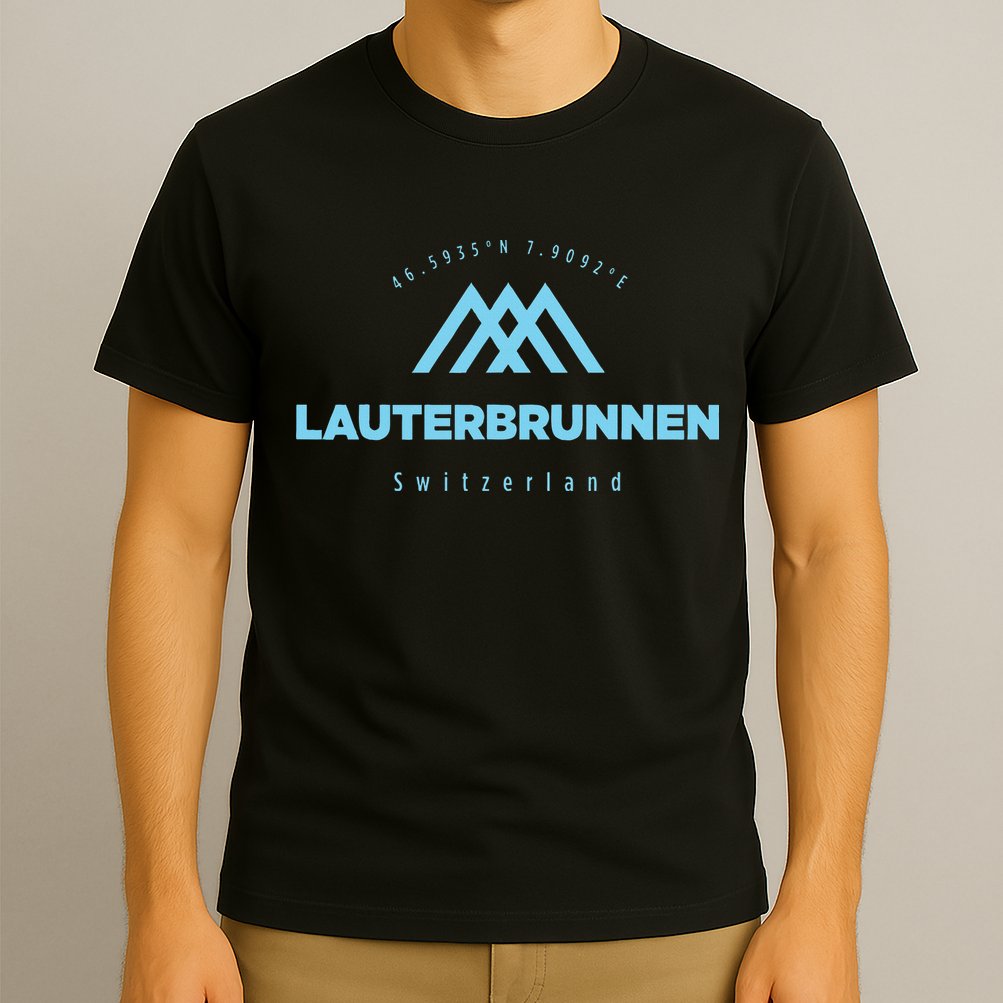 Lauterbrunnen Mountain Vacation Skiing Switzerland T-Shirt