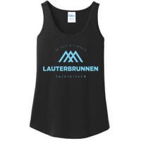 Lauterbrunnen Mountain Vacation Skiing Switzerland Ladies Essential Tank