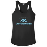 Lauterbrunnen Mountain Vacation Skiing Switzerland Ladies PosiCharge Competitor Racerback Tank