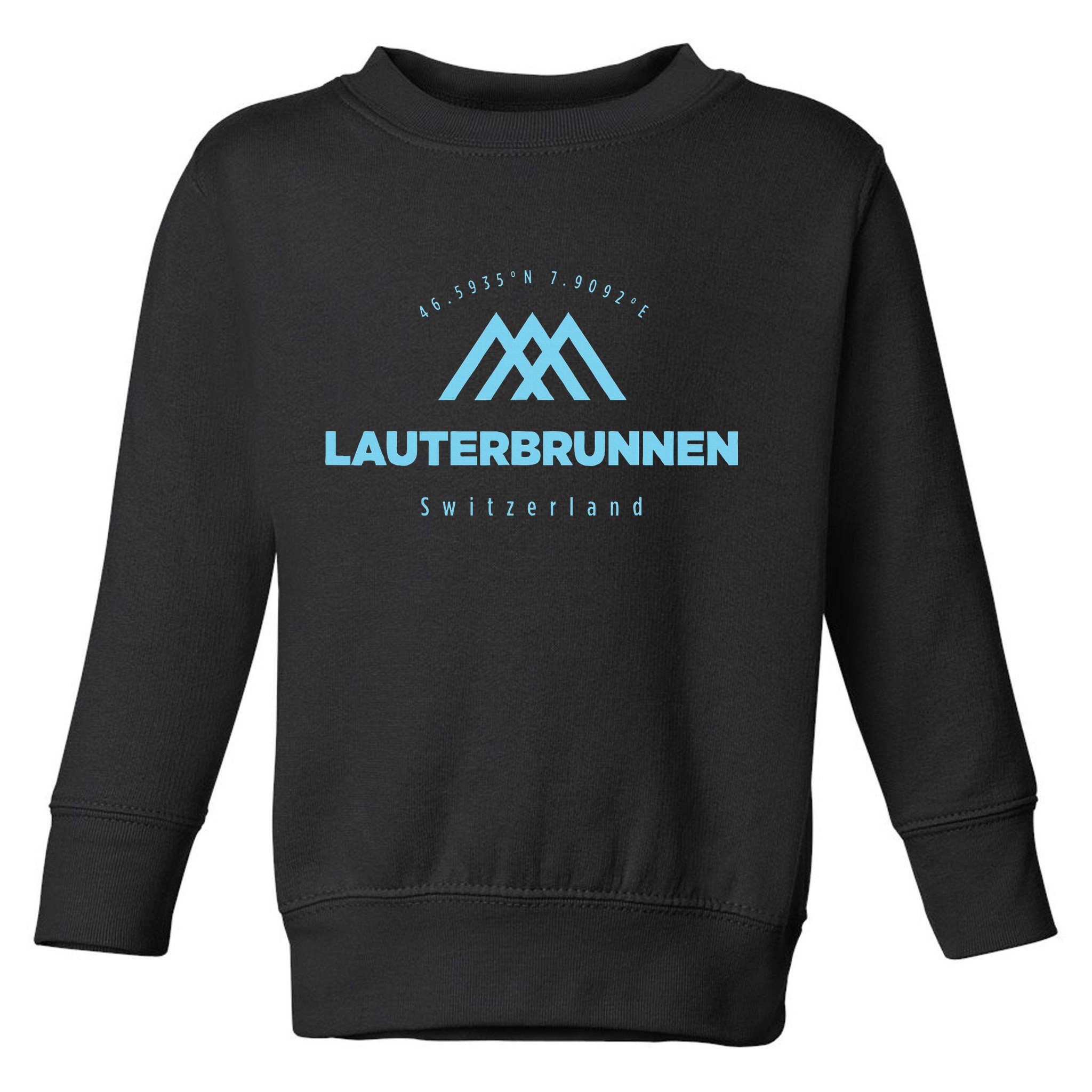 Lauterbrunnen Mountain Vacation Skiing Switzerland Toddler Sweatshirt