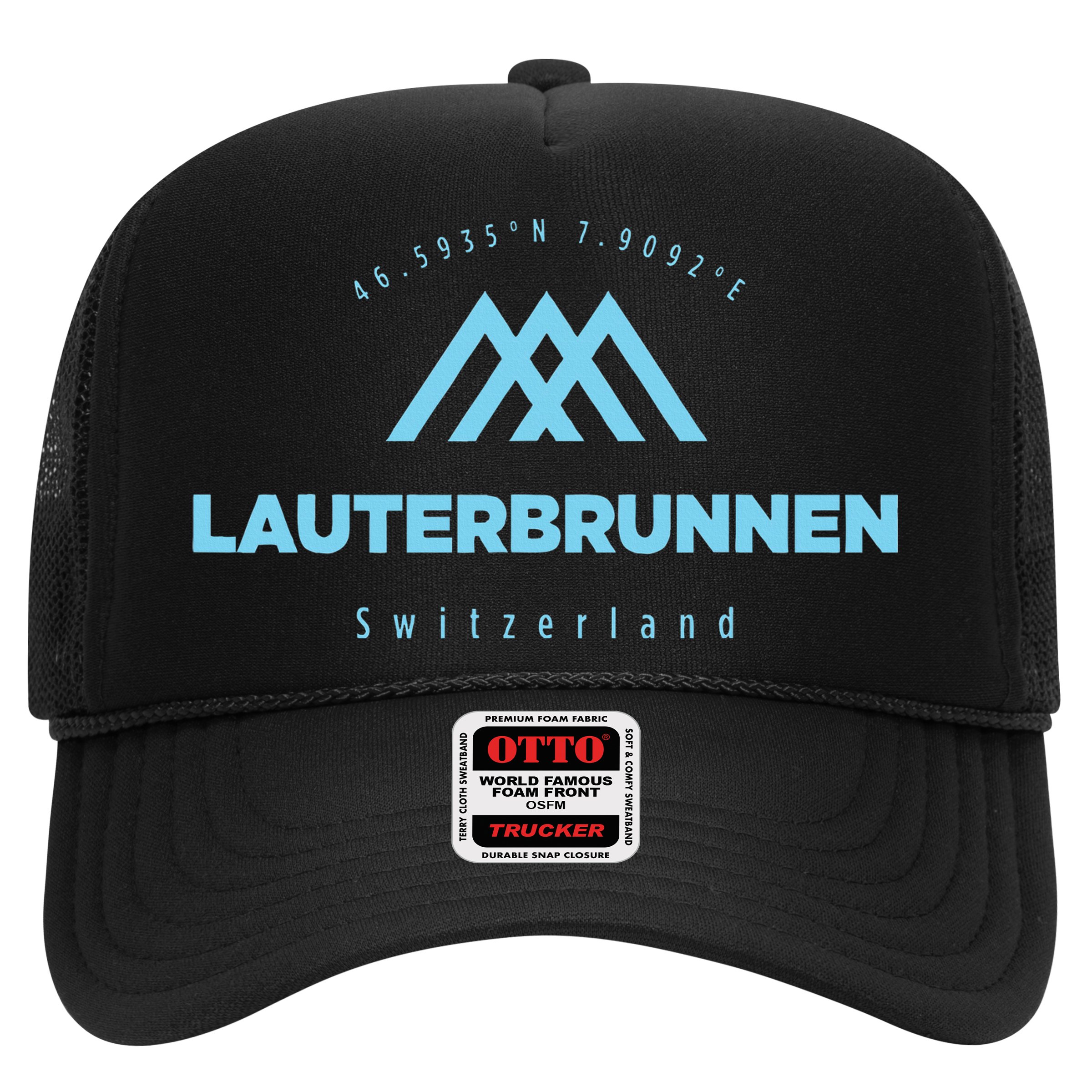 Lauterbrunnen Mountain Vacation Skiing Switzerland Hat