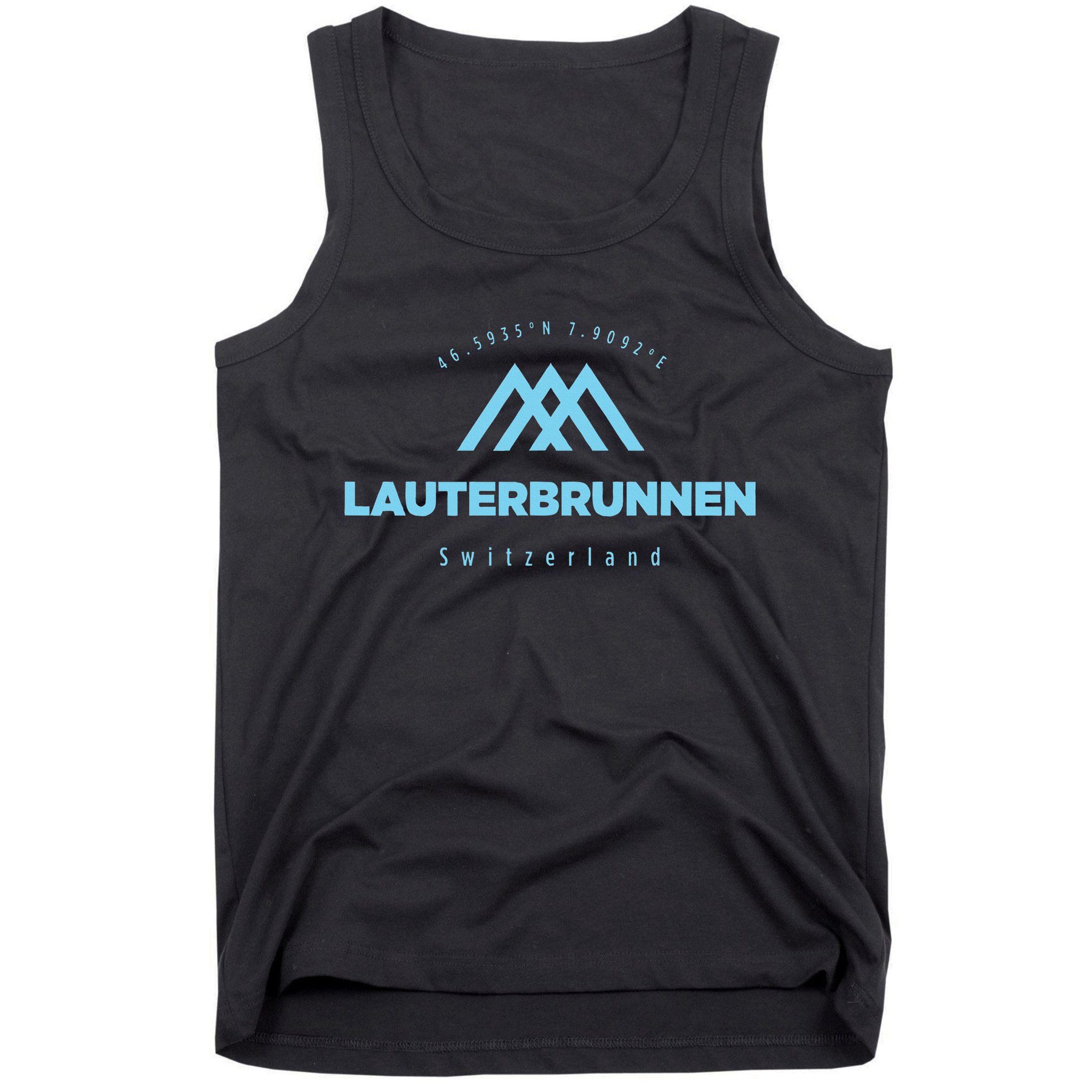 Lauterbrunnen Mountain Vacation Skiing Switzerland Tank Top