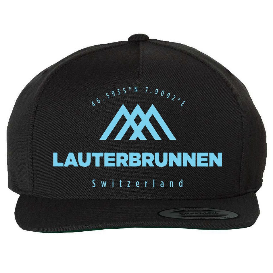 Lauterbrunnen Mountain Vacation Skiing Switzerland Wool Snapback Cap
