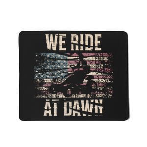 Lawn Mowing We Ride At Dawn Lawn Mower Mousepad