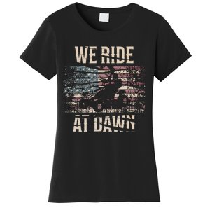 Lawn Mowing We Ride At Dawn Lawn Mower Women's T-Shirt