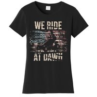 Lawn Mowing We Ride At Dawn Lawn Mower Women's T-Shirt