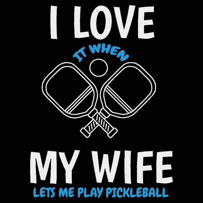 Love My Wife When She Let Me Play Pickleball Cooling Performance Crew T-Shirt