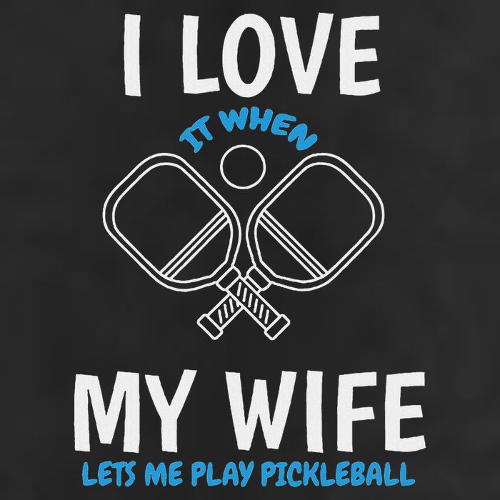 Love My Wife When She Let Me Play Pickleball 11oz C Handle Ceramic Mug
